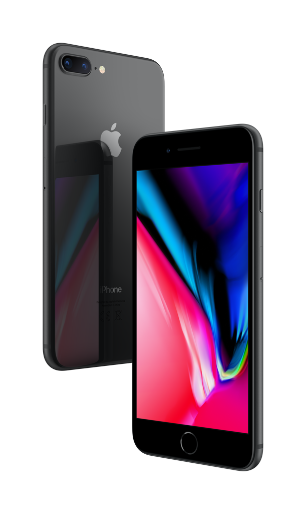 APPLE iPhone 8 Plus Space Grau 256 GB 256 GB, Space Grau