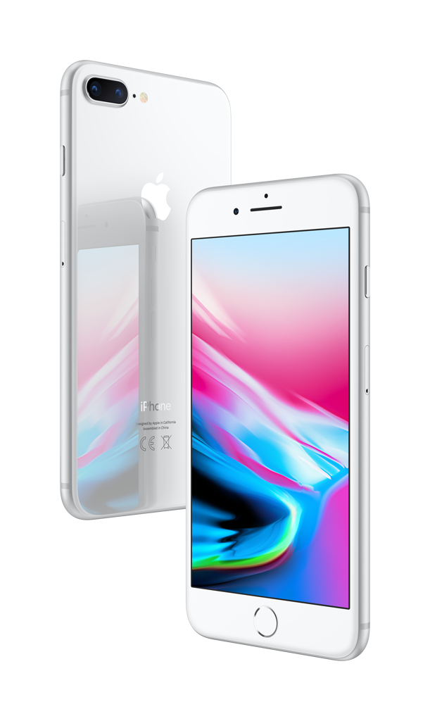 APPLE iPhone 8 Plus Silber 256 GB 256 GB, Silber