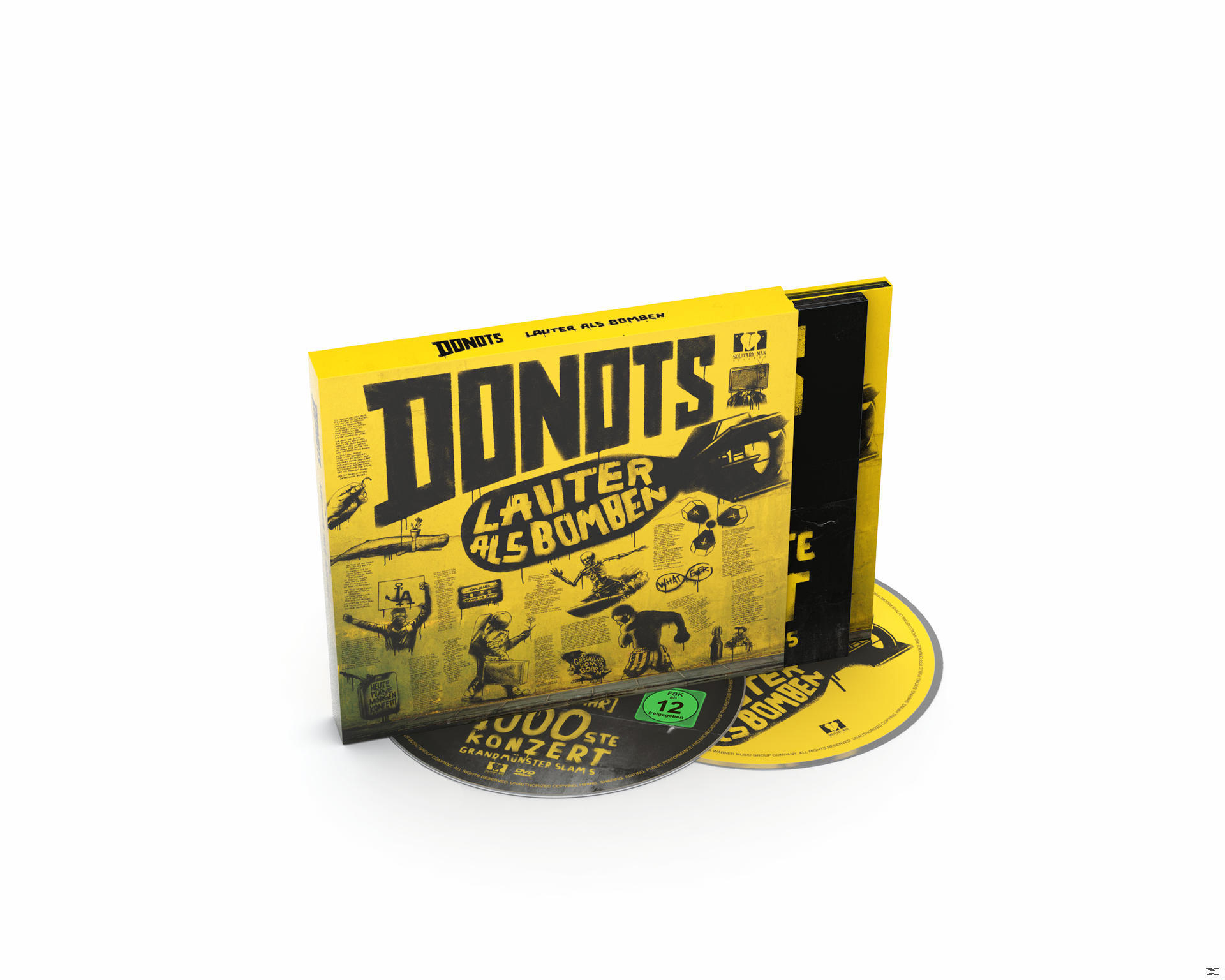 Donots - Lauter + Live + DVD DVD (CD CD Digipak) Video) als Edition mit Bomben - Deluxe im (Limitierte
