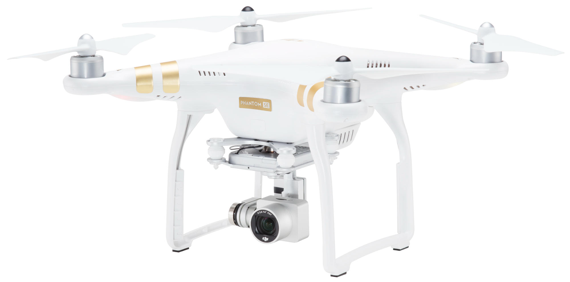 DJI Phantom 3 SE Drohne, Weiß/Gold