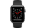 APPLE Watch Series 3 - Smartwatch (140-210 mm, Hochleistungs-Fluorelastomer, Space Grau mit Sportarmband Schwarz)
