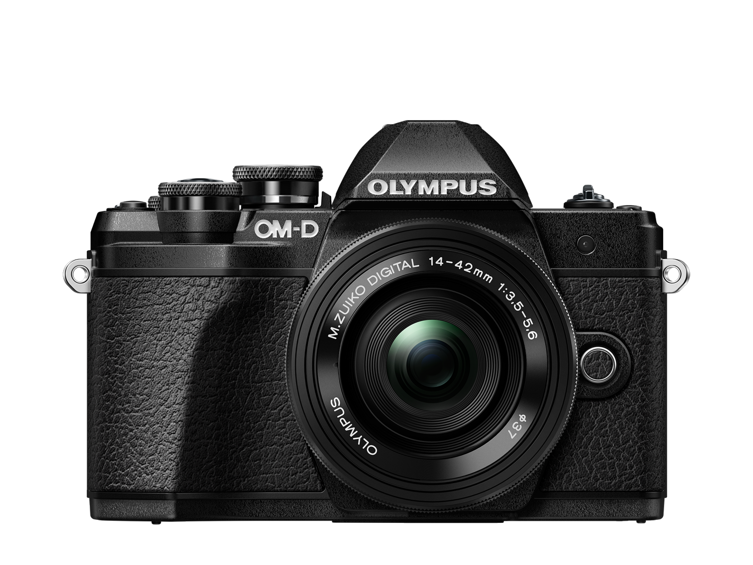 OLYMPUS OM-D E-M10 Mark III Kit Pancake Systemkamera mit Objektiv 14-42 mm, 7,6 cm Display Touchscreen, WLAN