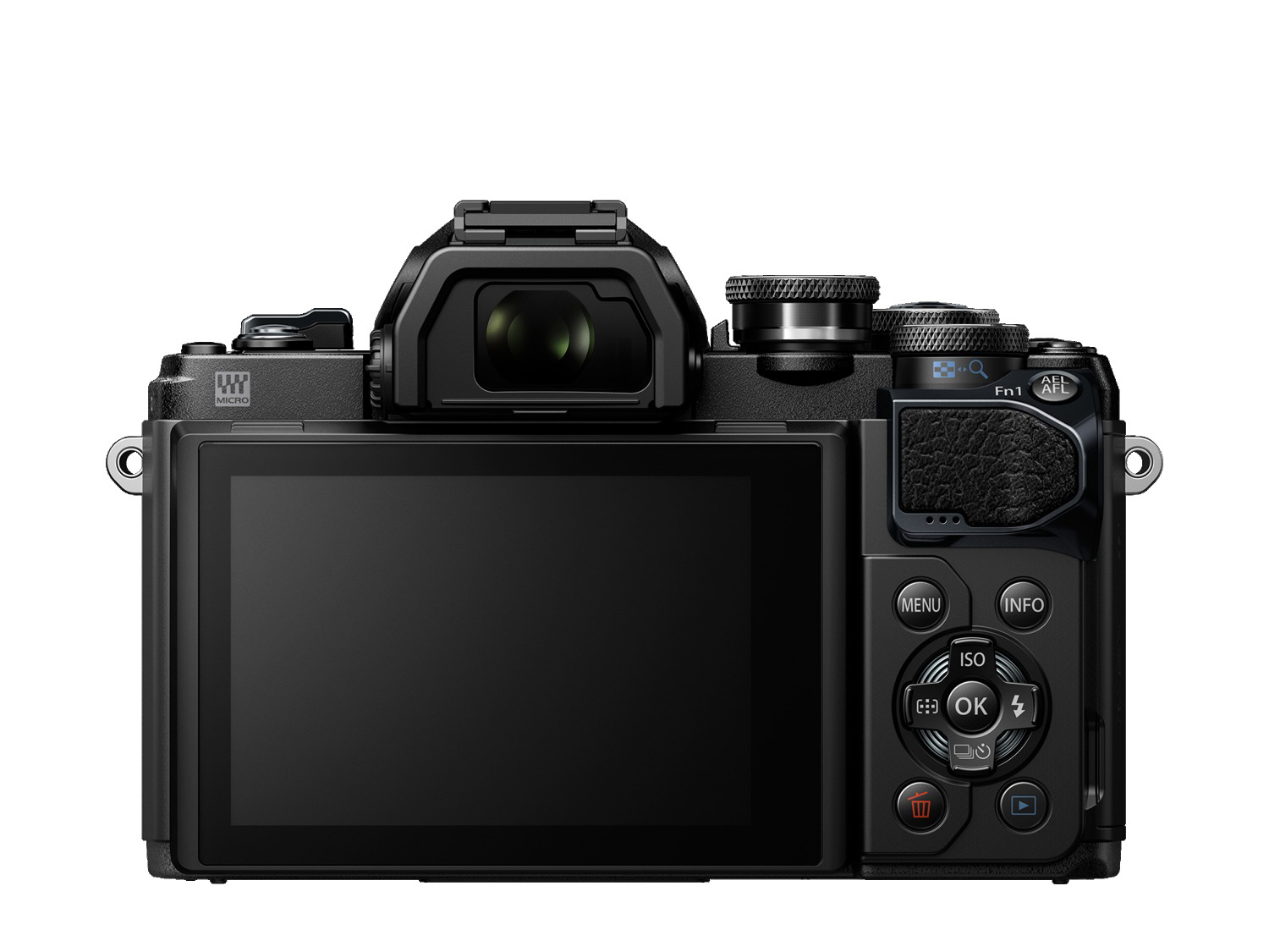 OLYMPUS OM-D E-M10 Mark III Kit Pancake Systemkamera mit Objektiv 14-42 mm, 7,6 cm Display Touchscreen, WLAN