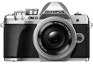OLYMPUS E-M10III PancakeZoom Kit - Appareil photo à objectif interchangeable Argent