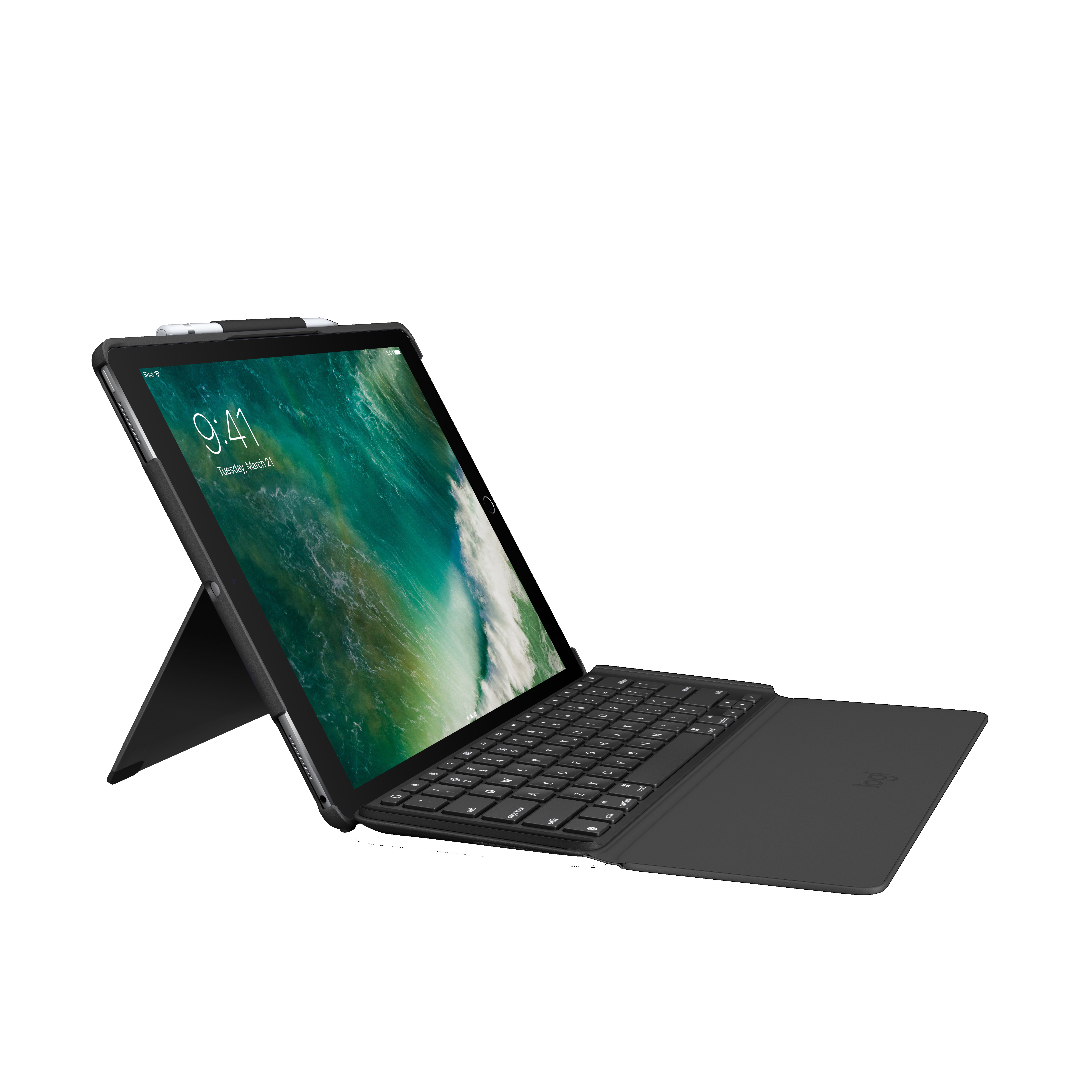 LOGITECH Slim Combo Tablethülle Schwarz
