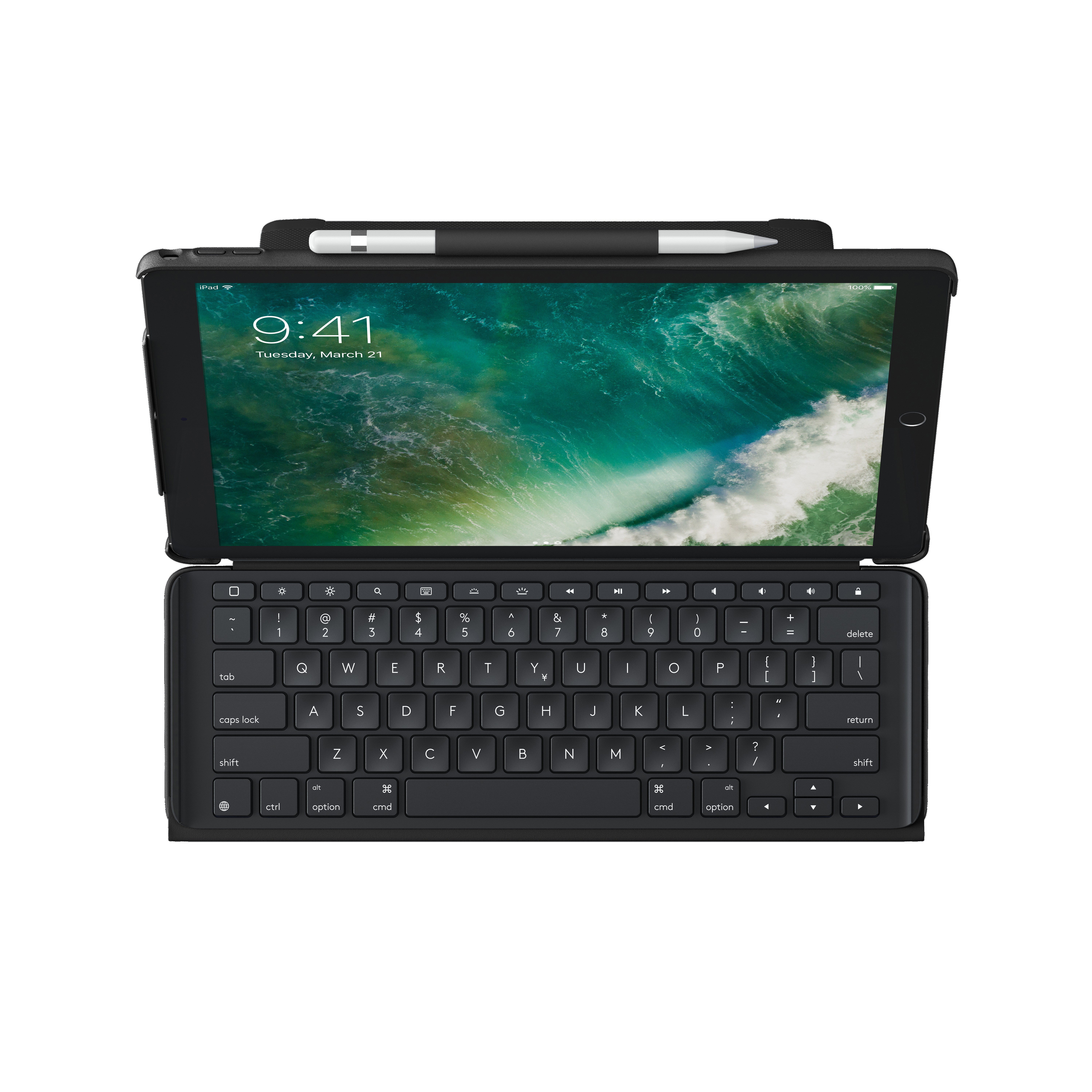 LOGITECH Slim Combo Tablethülle Schwarz