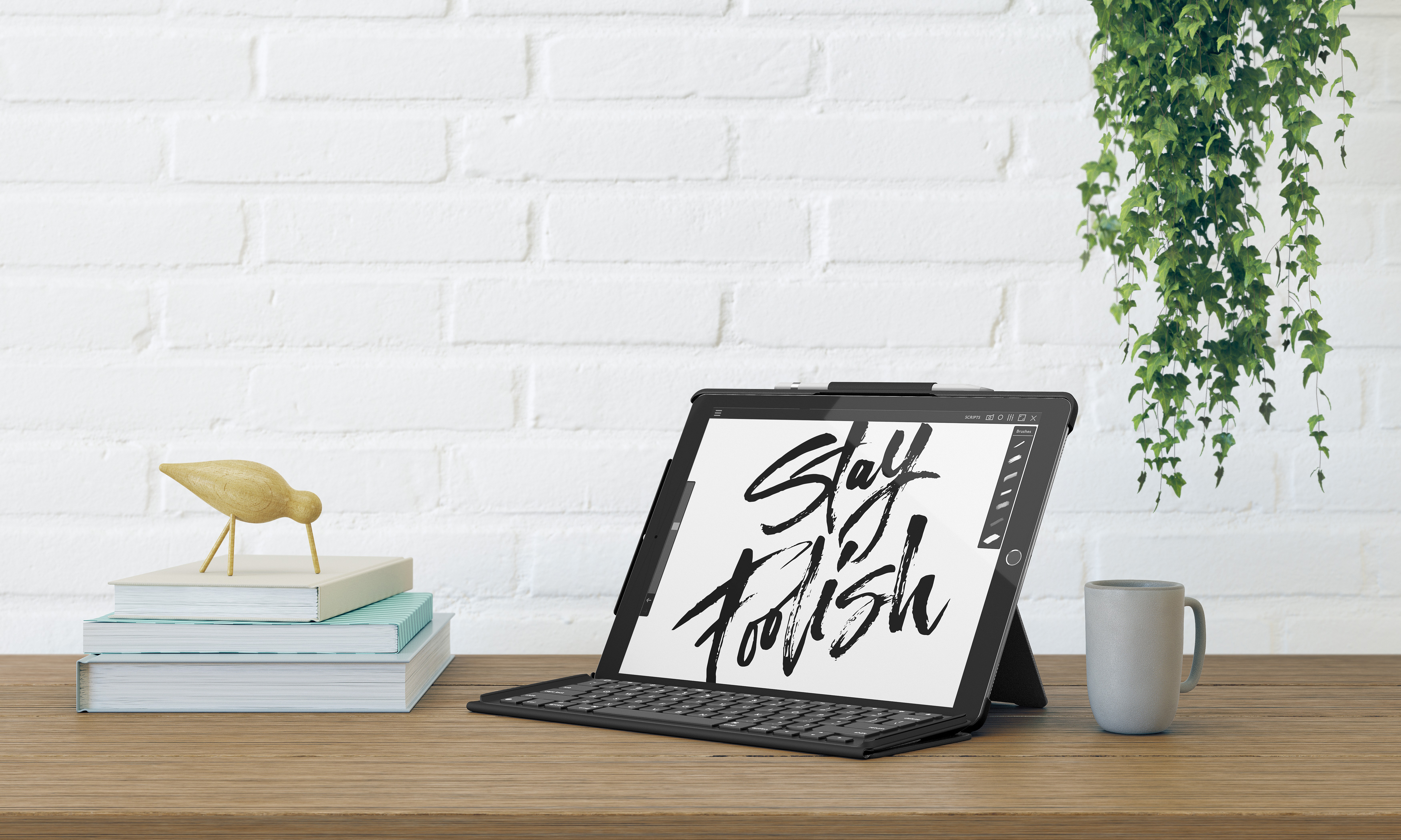LOGITECH Slim Combo Tablethülle Schwarz