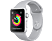 APPLE Watch Series 3 - Montre intelligente (130 - 200 mm, élastomère fluoré haute puissance, Argent avec bracelet de sport brouillard)