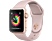 APPLE Watch Series 3 - Smartwatch (130 - 200 mm, Fluoroelastomero ad alte prestazioni, Oro con braccialetto sportivo Rosa sabbia)
