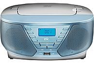 OK ORC 311 - Tragbares CD-Radio (AM, FM, Hellblau)