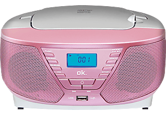 OK ORC 311 - CD-Radio portable (AM, FM, Rose)