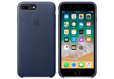 APPLE Leather Case iPhone 7 Plus / 8 Plus Blauw