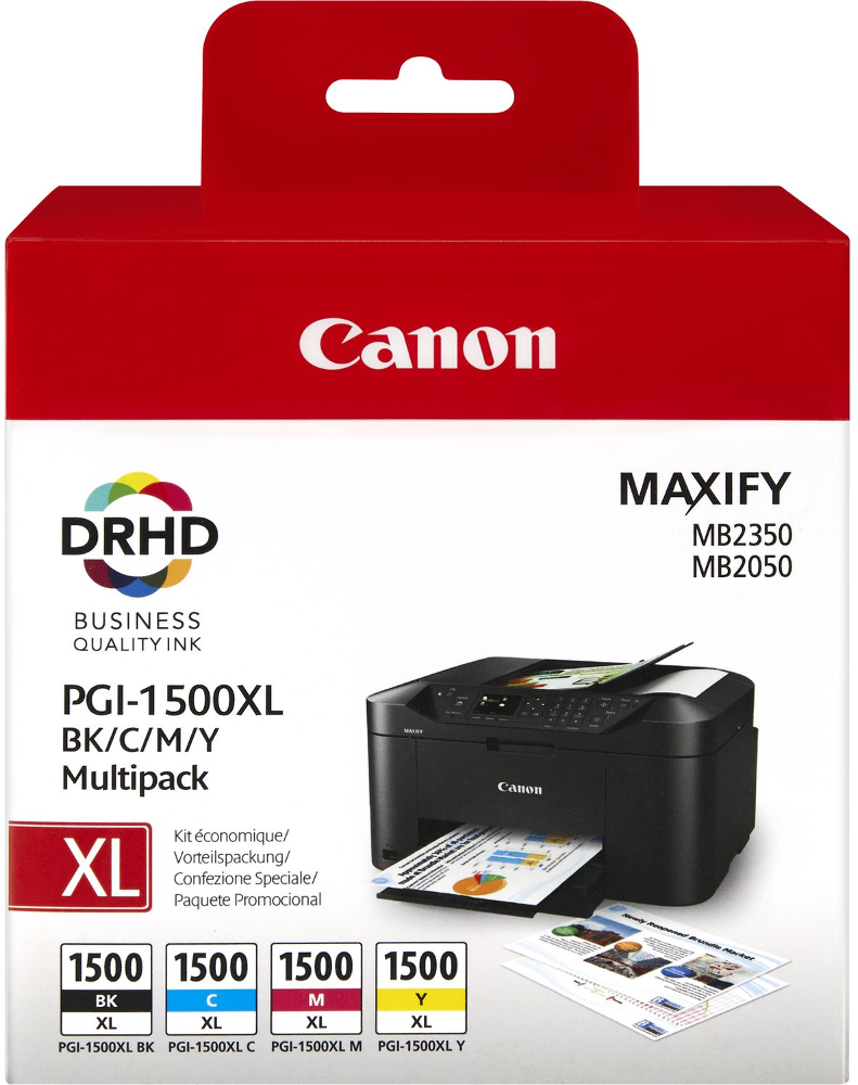CANON PGI-1500XL Noir - Cyan - Magenta - Jaune (9182B004)