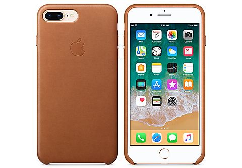 APPLE Leather Case iPhone 7 Plus / 8 Plus Bruin