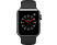 APPLE Watch Series 3 - Montre intelligente (130 - 200 mm, élastomère fluoré haute puissance, Gris space avec braelet de sport en noir)