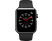 APPLE Watch Series 3 - Smartwatch (140-210 mm, Hochleistungs-Fluorelastomer, Space Grau mit Sportarmband Schwarz)