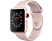 APPLE Watch Series 3 - Smartwatch (140 - 210 mm, Fluoroelastomero ad alte prestazioni, Oro con braccialetto sportivo Rosa sabbia)