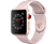 APPLE Watch Series 3 - Smartwatch (140-210 mm, Hochleistungs-Fluorelastomer, Gold mit Sportarmband Sandrosa)