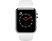 APPLE Watch Series 3 - Montre intelligente (130 - 200 mm, élastomère fluoré haute puissance, Acier inoxydable avec bracelet de sport en blanc doux)