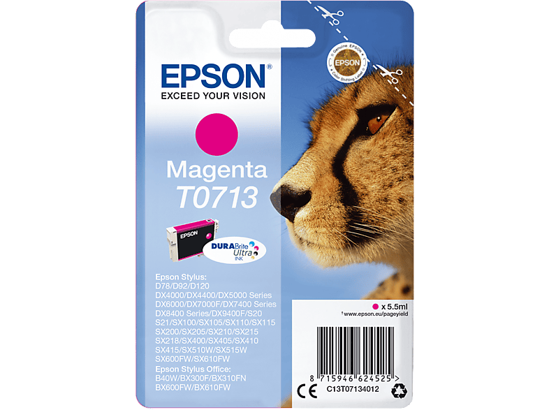 EPSON Inktpatroon T0713 Magenta (C13T07134022)