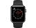 APPLE Watch Series 3 - Montre intelligente (140 - 210 mm, élastomère fluoré haute puissance, Noir space avec bracelet de sport en noir)