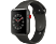 APPLE Watch Edition - Smartwatch (130 - 200 mm, Fluoroelastomero ad alte prestazioni, Grigio con braccialetto sportivo Grigio morbido/Nero)