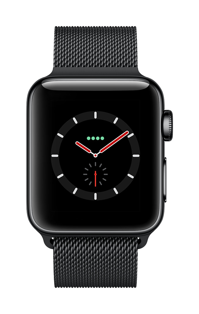 APPLE Watch Series (GPS Cellular) 38 mm Smartwatch Edelstahl