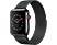 APPLE Watch Series 3 - Montre intelligente (150 - 200 mm, Acier inoxydable, Gris space avec bracelet milanais en noir space)