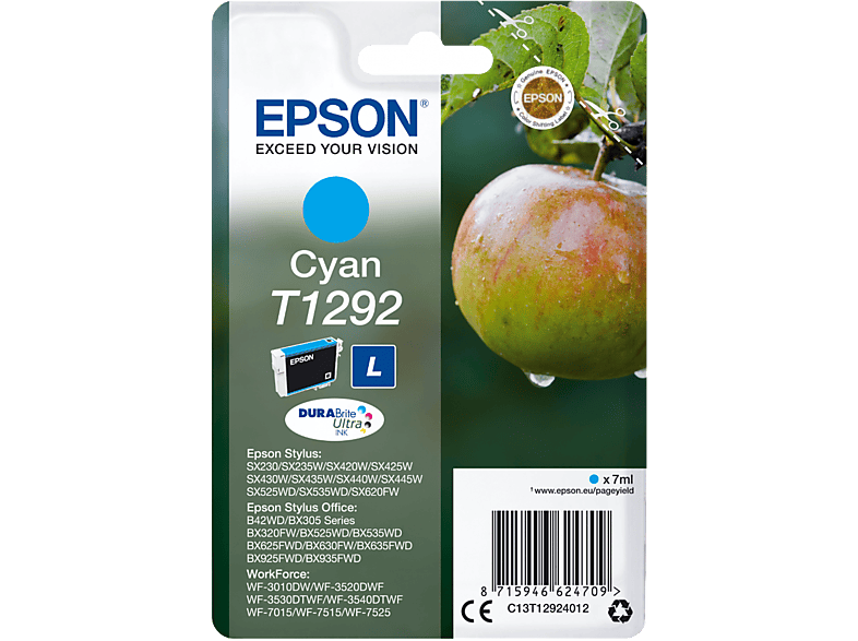 EPSON Inktpatroon T1292 Cyaan (C13T12924022)