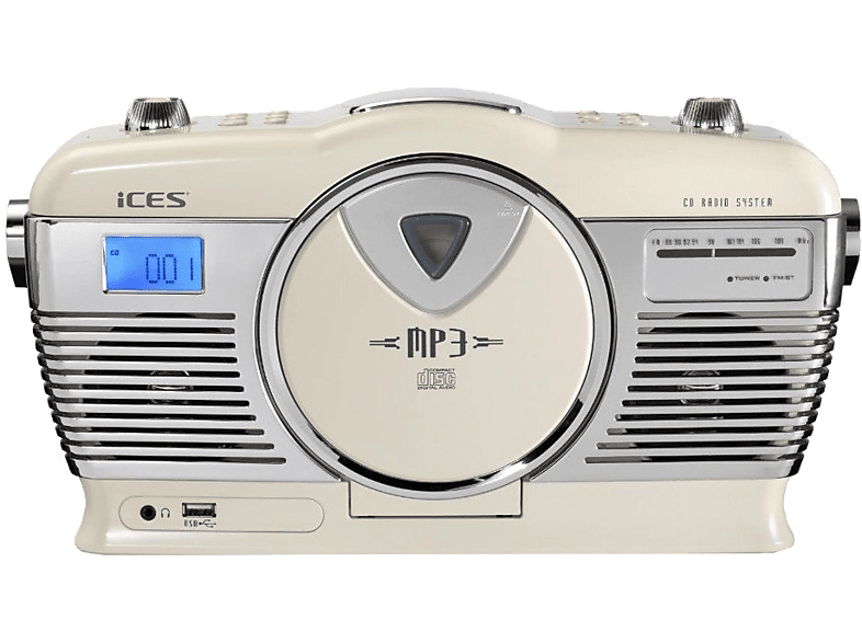 ICES Draagbare radio CD USB (ISCD-33)