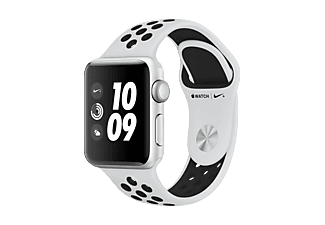 APPLE Watch Series 3 Nike+ 38mm zilver aluminium / pure platinum-zwart  sportbandje kopen? | MediaMarkt