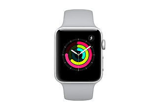 APPLE Watch Series 3 42mm zilver aluminium / mistgrijs sportbandje kopen? |  MediaMarkt