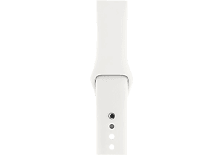 APPLE Sport 42 mm, Taille S/M et M/L, blanc coton - Brassard (Blanc soft)