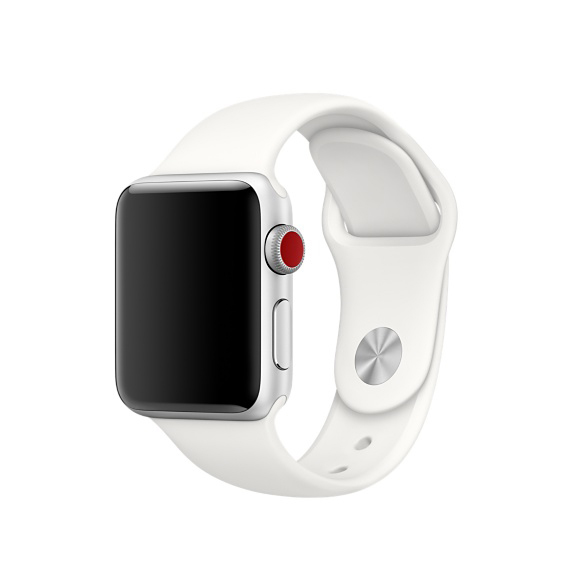 APPLE 38 mm Sportarmband, Armband, Soft White