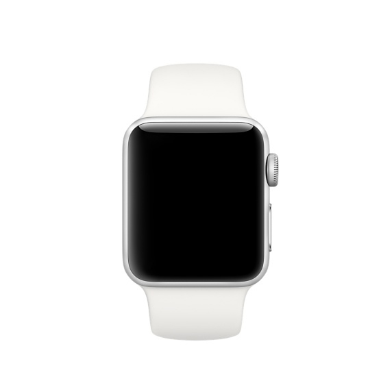 APPLE 38 mm Sportarmband, Armband, Soft White