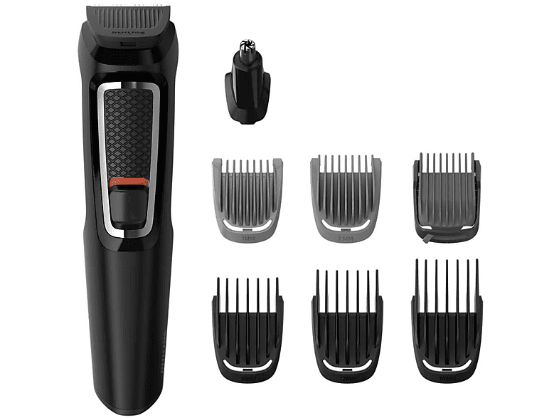 PHILIPS MG3730/15 Multigroom series 3000 Univerzális vágókészülék 8 az 1-ben, arcra és hajra, fekete