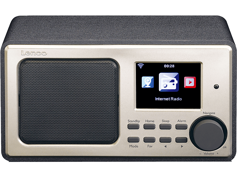 LENCO Internet radio USB Zwart (DIR-100BK)