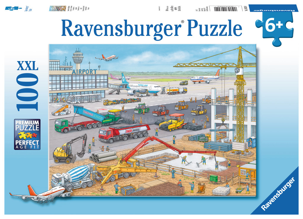 RAVENSBURGER Baustelle Flughafen Mehrfarbig am Puzzle
