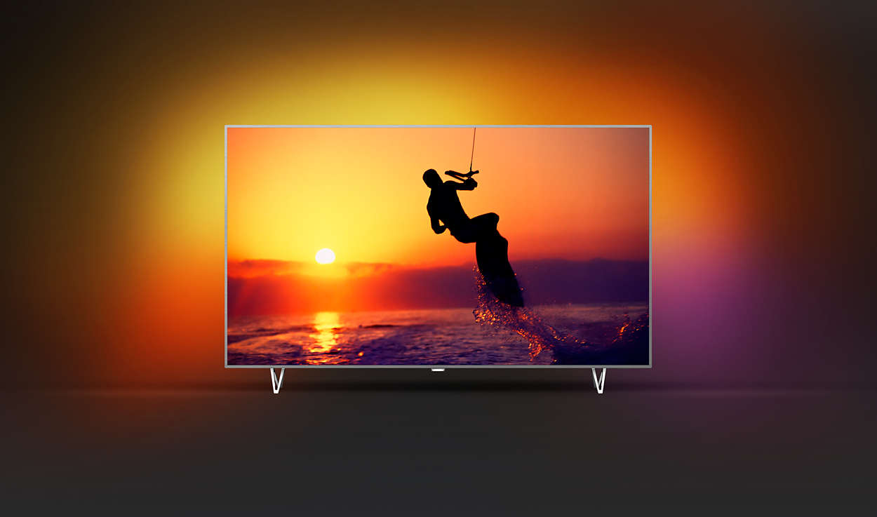 PHILIPS Fernseher 65PUS8102/12 Ultra HD 4K Android TV mit Ambilight