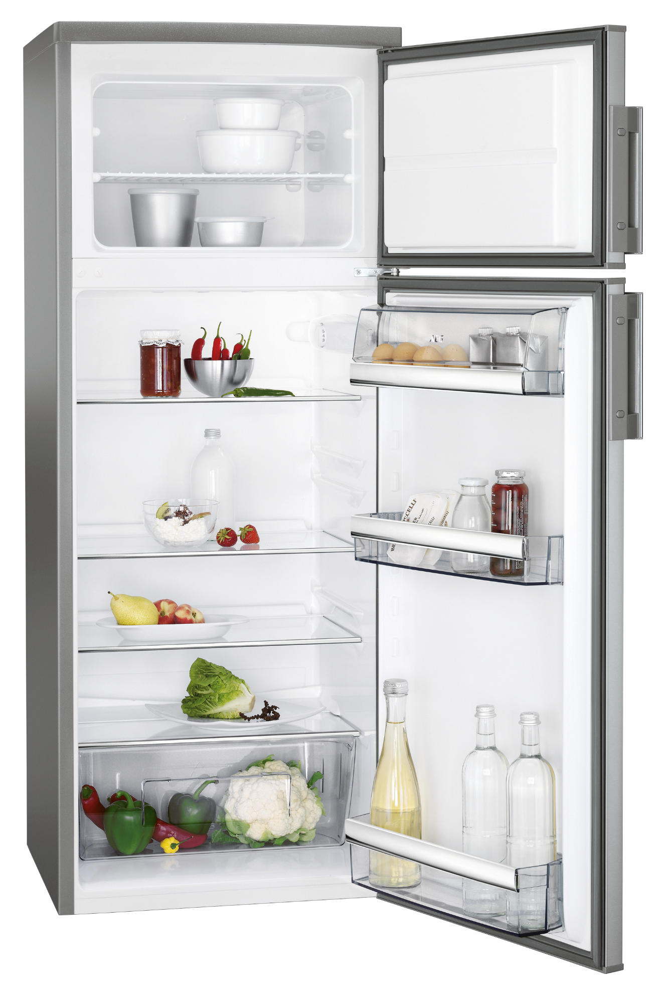 AEG RDB72321AX Kombinált hűtőszekrény, 140 cm, A++
