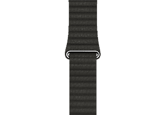 APPLE 42 mm Lederarmband mit Schlaufe - Armband (Anthrazit)