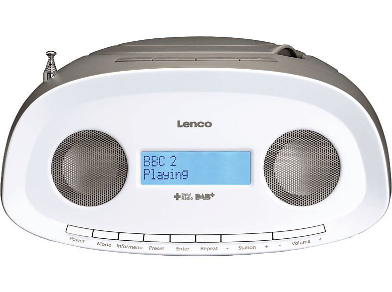 LENCO Draagbare radio CD DAB+ Taupe (SCD-69TP)