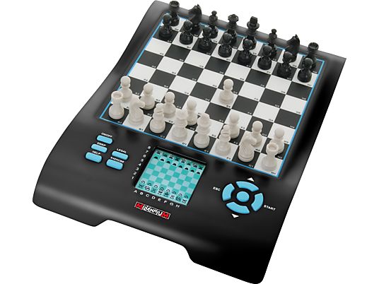 MILLENNIUM 2000 Europe Chess Master II - Schach - und Spielecomputer (Schwarz/weiss)