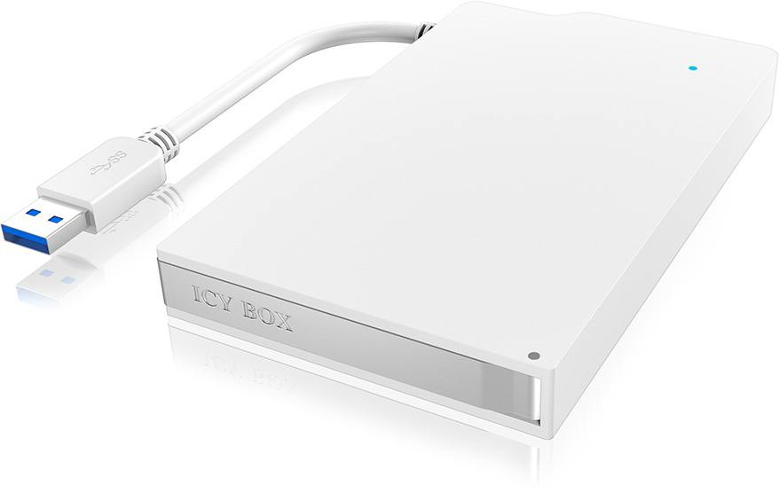 ICY BOX IB-AC606-U3 Festplattengehäuse, extern, Weiß