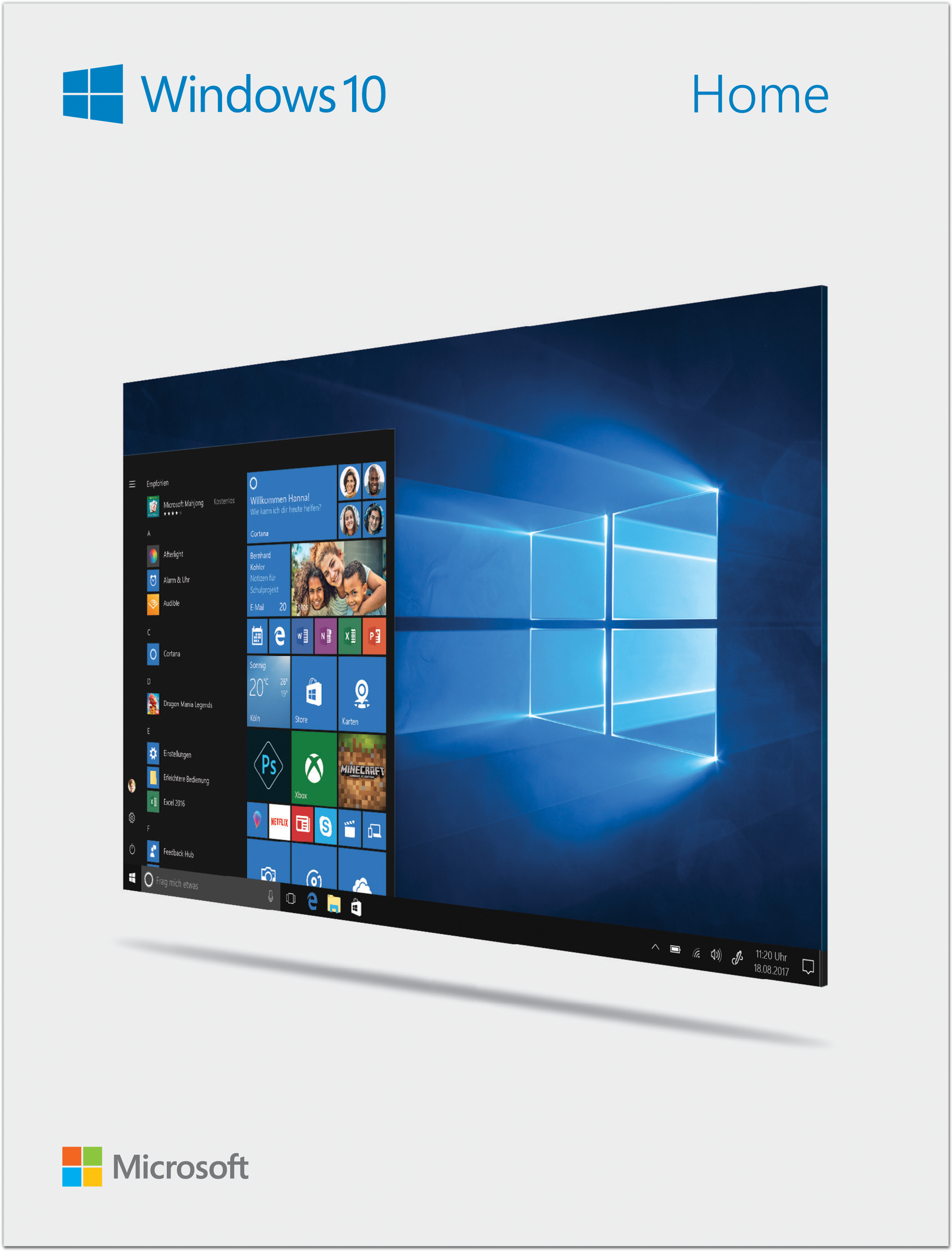 Windows 10 Home 32/64-Bit USB Flash Drive - PC [USB-Stick]