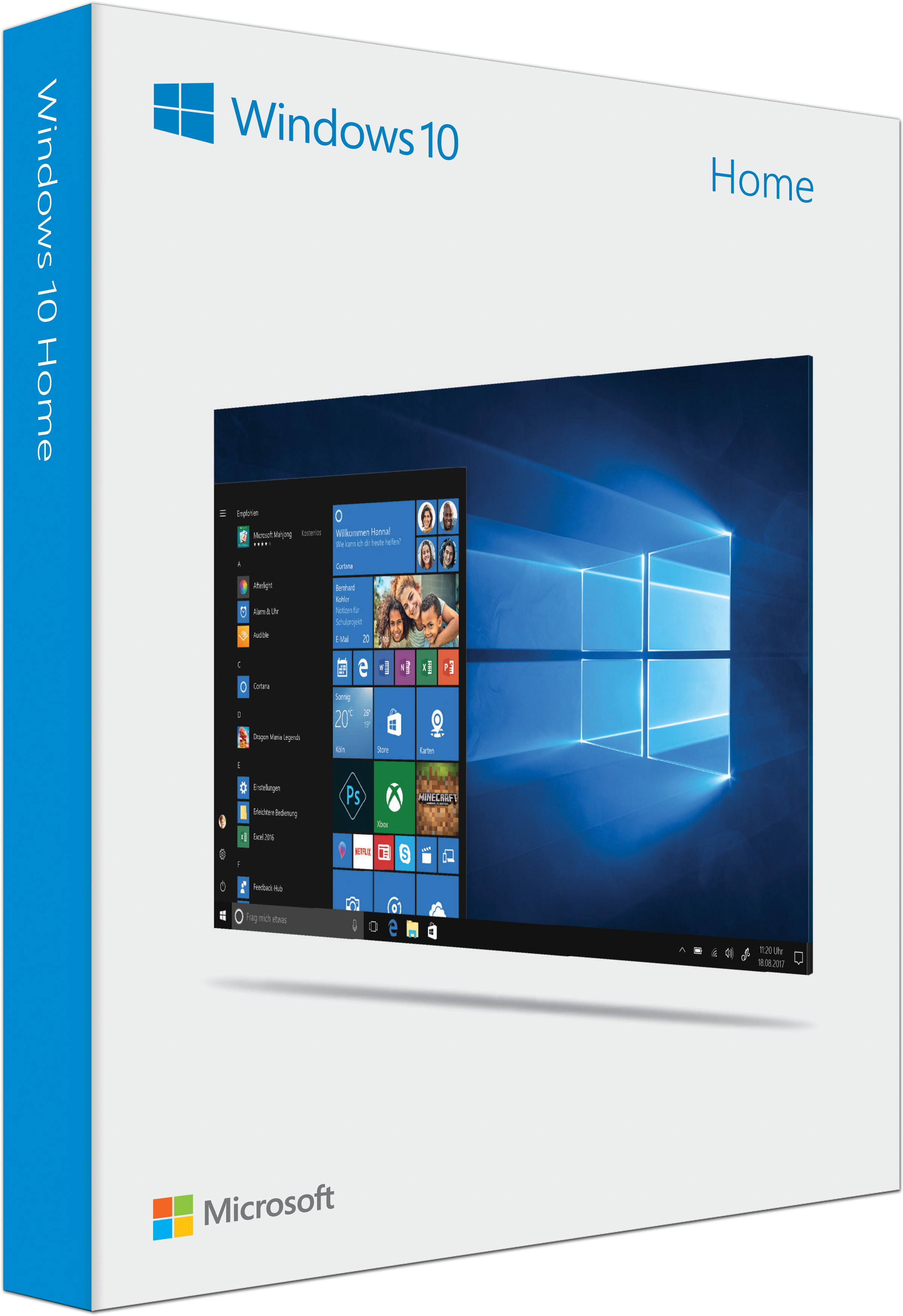 Windows 10 Home 32/64-Bit USB Flash Drive - PC [USB-Stick]
