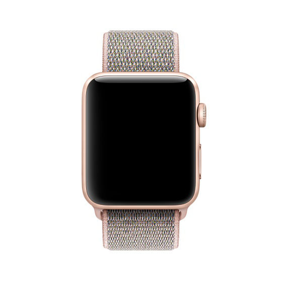 APPLE 42 mm Sport Loop, Armband , Sandrosa