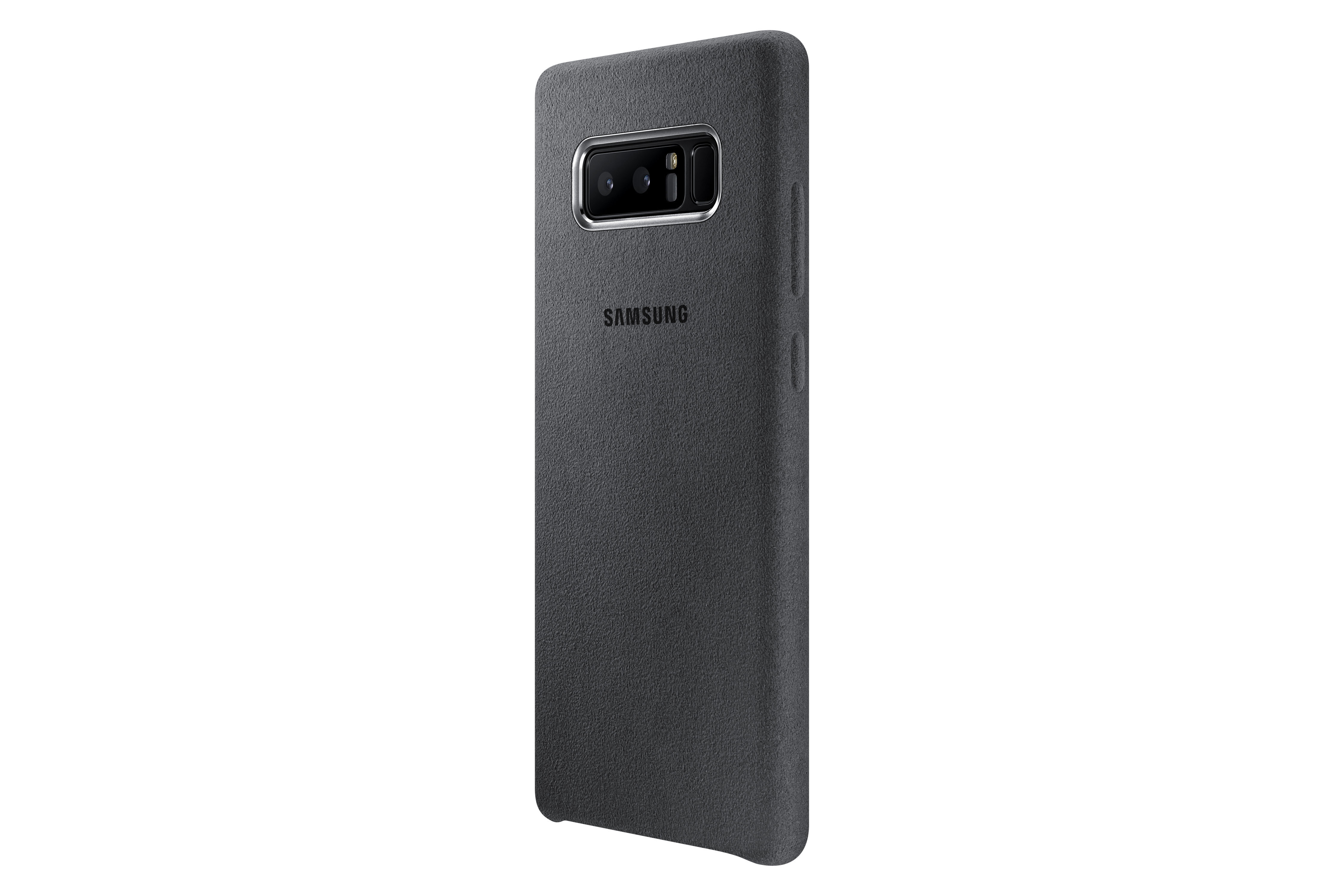 SAMSUNG Alcantara Cover, Backcover, Samsung, Galaxy Note8, Dunkelgrau