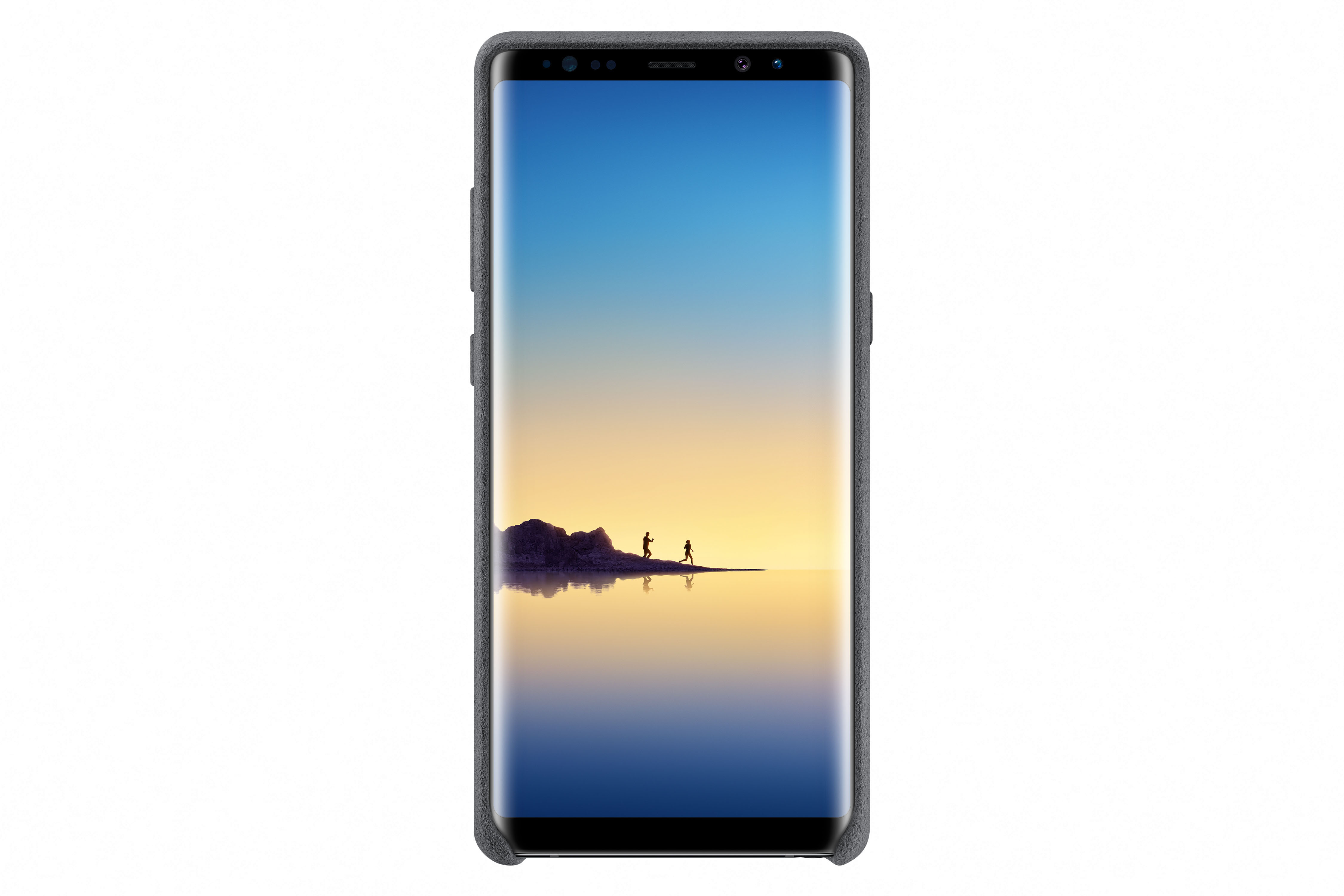 SAMSUNG Alcantara Cover, Backcover, Samsung, Galaxy Note8, Dunkelgrau