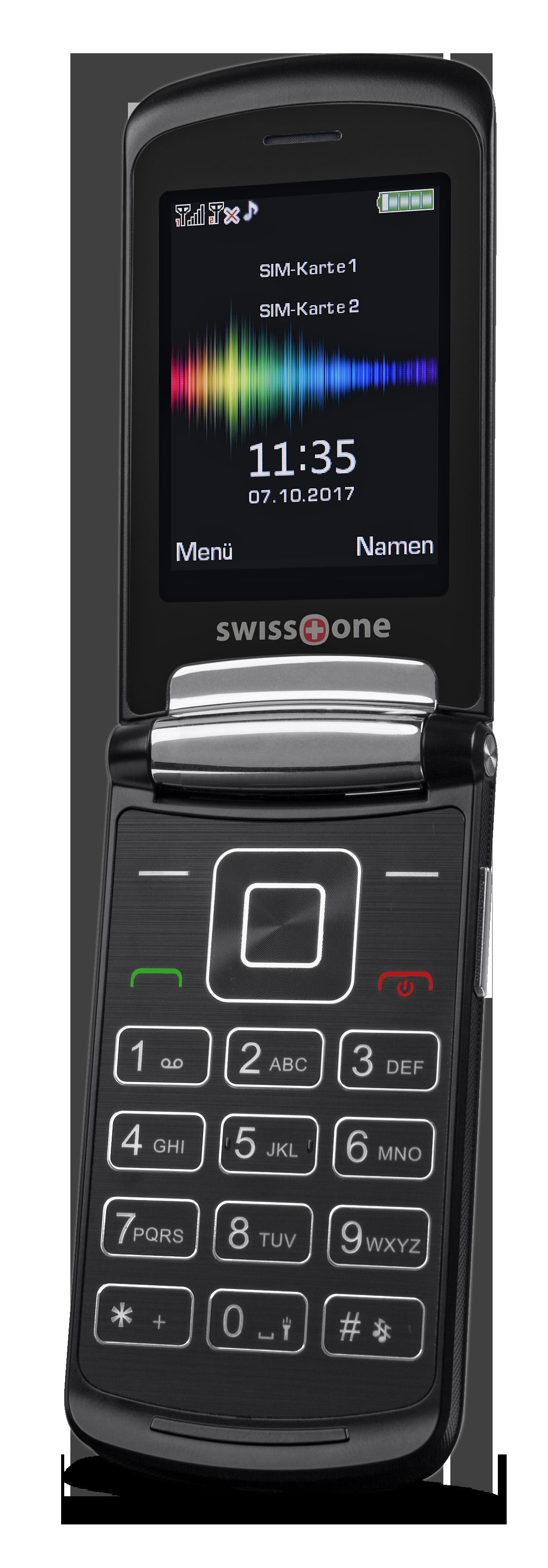 SWISSTONE SC 710 Seniorenhandy, Schwarz